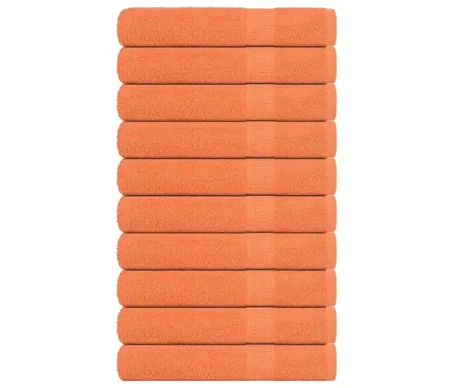 Pirts Dvieļi, 10 Gab., Oranži, 80X200Cm, 360 Gsm, 100% Kokvilna Vidaxl Pirts Dvieļi, 10 Gab., Oranži, 80X200Cm, 360 Gsm, 100% Kokvilna Vidaxl