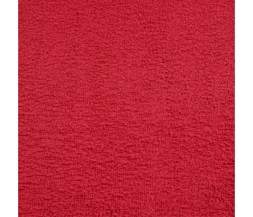 Vannas Dvieļi, 10 Gab., Sarkani, 100X150 Cm, 100% Kokvilna Vidaxl