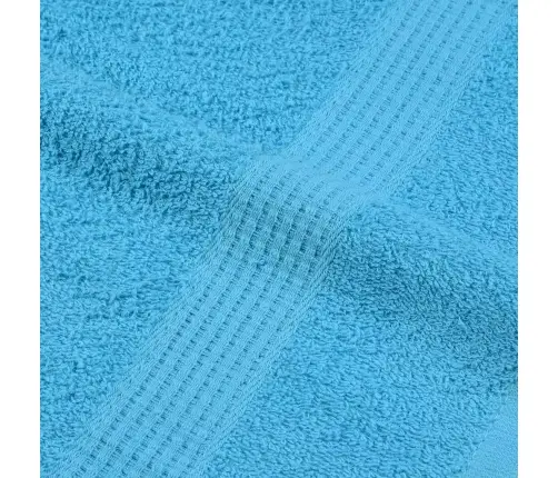 Vannas Dvieļi, 10 Gab., Tirkīzzili, 100X150 Cm, 100% Kokvilna Vidaxl