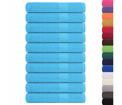 Pirties Rankšluosčiai, 10 Vnt., Frogn, Turkio Spalvos, 80X200 cm 100% Medvilnė