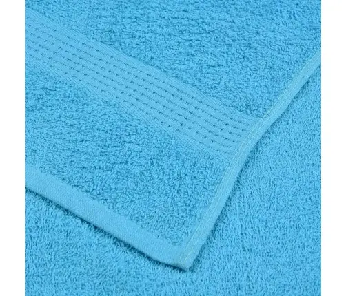 Dvieļi, 4 Gab., Tirkīzzili, 100X200 Cm, 360 Gsm, 100% Kokvilna Vidaxl