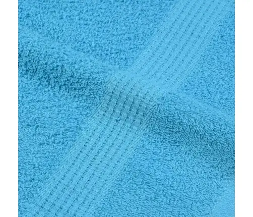 Dvieļi, 10 Gab., Tirkīzzili, 100X200 Cm, 360 Gsm, 100% Kokvilna Vidaxl