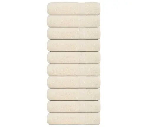 Rankšluosčiai, Frogn, 10 Vnt., Kreminės Spalvos, 50X100 cm 360 G/M²