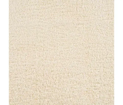Dušas Dvieļi, 4 Gab., Krēmkrāsa, 70X140 Cm, 100% Kokvilna Vidaxl