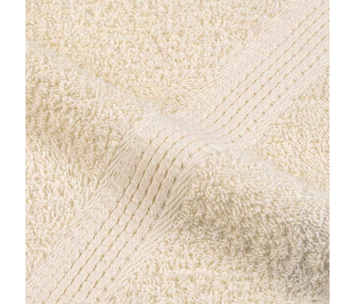 Vannas Dvieļi, 4 Gab., Krēmkrāsa, 100X150 Cm, 100% Kokvilna Vidaxl