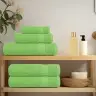 Saunos Rankšluosčiai, 2Vnt., Žali, 80X200 cm Medvilnė, 360G/M² Saunos Rankšluosčiai, 2Vnt., Žali, 80X200 cm Medvilnė, 360G/M²