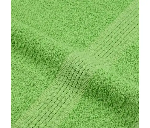 Rankšluosčiai, 4Vnt., Žali, 100X200 cm Medvilnė, 360G/M²