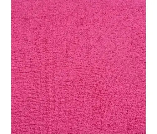 Pirts Dvieļi, 10 Gab., Rozā, 80X200 Cm, 360 Gsm, 100% Kokvilna Vidaxl