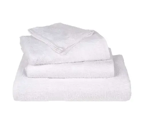 Rankšluosčių Rinkinys, 8Vnt., Balti, 100% Medvilnė, 360G/M²