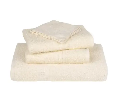 Dvieļu Komplekts, 8 Gab., Krēmkrāsas, 360 Gsm, 100% Kokvilna Vidaxl