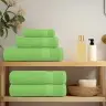 Dvieļu Komplekts, 8 Gab., Dzeltenzaļs, 360 Gsm, 100% Kokvilna Vidaxl