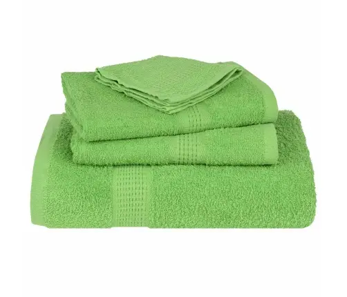 Dvieļu Komplekts, 8 Gab., Dzeltenzaļs, 360 Gsm, 100% Kokvilna Vidaxl
