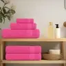 Dvieļu Komplekts, 8 Gab., Rozā, 360 Gsm, 100% Kokvilna Vidaxl