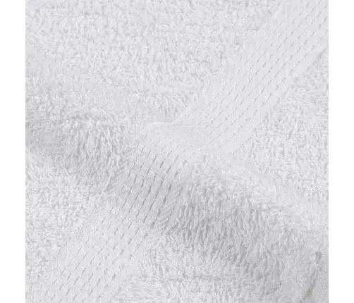 Dvieļu Komplekts, 6 Gab., Balti, 600 Gsm, 100% Kokvilna Vidaxl