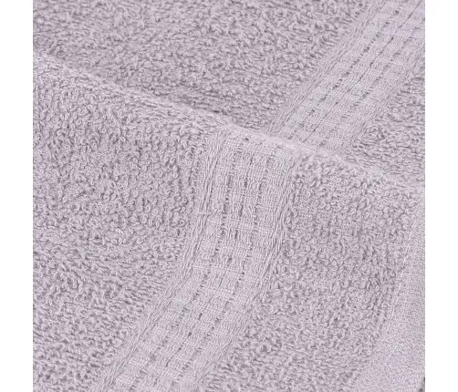 Dvieļu Komplekts, 6 Gab., Pelēks, 360 Gsm, 100% Kokvilna Vidaxl