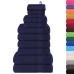 Rankšluosčių Rinkinys, 12Vnt., Mėlyni, 100% Medvilnė, 360G/M²