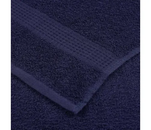 Dvieļu Komplekts, 12 Gab., Tumši Zils, 360 Gsm, 100% Kokvilna Vidaxl
