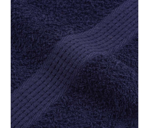 Rankšluosčių Rinkinys, 12Vnt., Mėlyni, 100% Medvilnė, 360G/M²