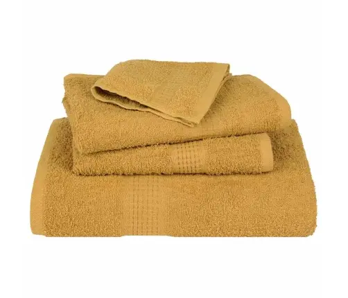 Rankšluosčių Rinkinys, 12Vnt., Auksiniai, 100%Medvilnė, 360G/M²