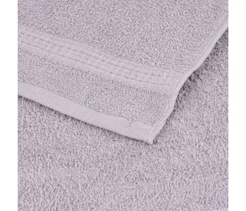 Dvieļu Komplekts, 12 Gab., Pelēks, 360 Gsm, 100% Kokvilna Vidaxl Dvieļu Komplekts, 12 Gab., Pelēks, 360 Gsm, 100% Kokvilna Vidaxl