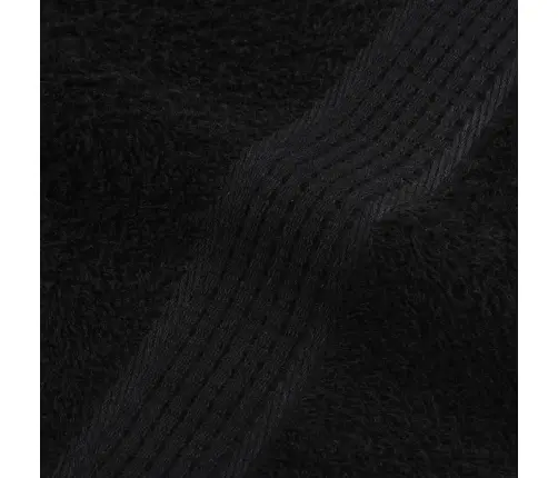 Dvieļu Komplekts, 12 Gab., Melns, 360 Gsm, 100% Kokvilna Vidaxl