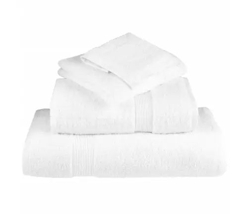 Augstākās Kvalitātes Dvieļi, Solund, 10 Gab., Balti, 30X30 Cm, 600 G/M² Vidaxl