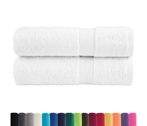 Saunalina Solund 2 Tk, Valge, 100 X 150 cm 600 Gsm