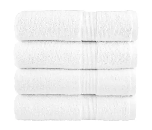 Vannas Dvieļi Solund, 4 Gab., Balti, 100X150 Cm, 600Gsm Vidaxl Vannas Dvieļi Solund, 4 Gab., Balti, 100X150 Cm, 600Gsm Vidaxl