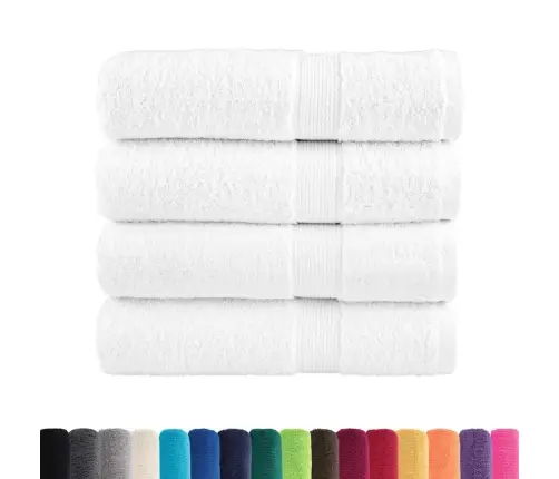 Vannas Dvieļi Solund, 4 Gab., Balti, 100X150 Cm, 600Gsm Vidaxl Vannas Dvieļi Solund, 4 Gab., Balti, 100X150 Cm, 600Gsm Vidaxl