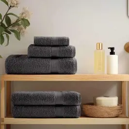 Mazgājamie Dvieļi Solund 2 Pcs Antracīts Kokvilna Vidaxl