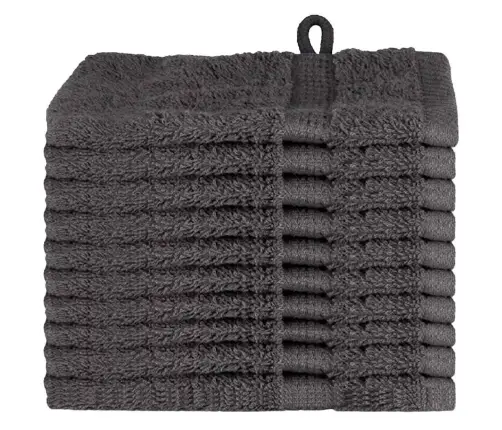 Mazgāšanas Dvieļi 10 Pcs Antracīta 15 X 21 Cm Kokvilna Vidaxl Mazgāšanas Dvieļi 10 Pcs Antracīta 15 X 21 Cm Kokvilna Vidaxl