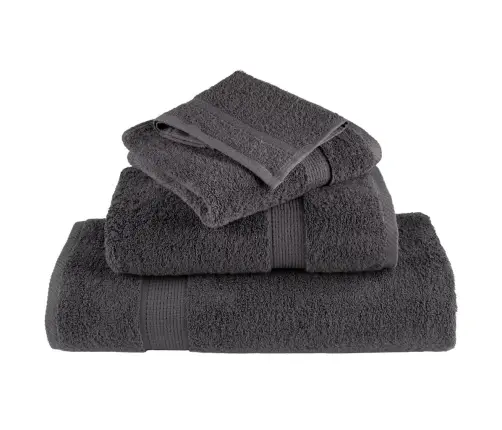 Premium-Klassi Pesurätikud Solund 50 Tk Antratsiithall 30 X 30 Cm 600 G/M²