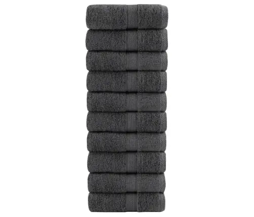 Rätikud Solund 10 Tk, Antratsiithall, 30X50 cm 600 Gsm
