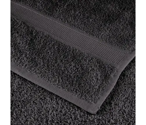 Roku Dvieļi Solund, 50 Gab., Antracītpelēki, 50X100 Cm, 600 Gsm Vidaxl