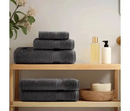 Pirts Dvieļi Solund, 10 Gab., Antracītpelēki, 80X200 Cm, 600Gsm Vidaxl