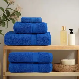 Mazgājamie Dvieļi Solund 10 Pcs Zila Kokvilna Vidaxl
