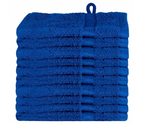 Mazgāšanas Dvieļi 10 Pcs Zila 15 X 21 Cm Kokvilna Vidaxl