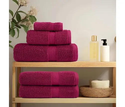 Mazgāšanas Dvieļi 10 Pcs Bordo 15 X 21 Cm Kokvilna Vidaxl