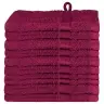 Mazgāšanas Dvieļi 10 Pcs Bordo 15 X 21 Cm Kokvilna Vidaxl