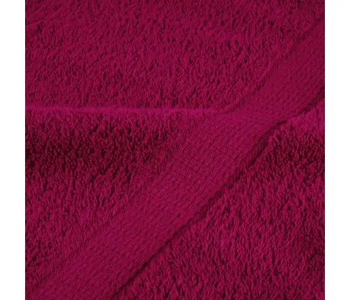 Dušas Dvieļi Solund, 10 Gab., Vīnsarkani, 70X140 Cm, 600 Gsm Vidaxl