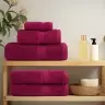 Pirts Dvieļi Solund, 10 Gab., Vīnsarkani, 80X200 Cm, 600 Gsm Vidaxl