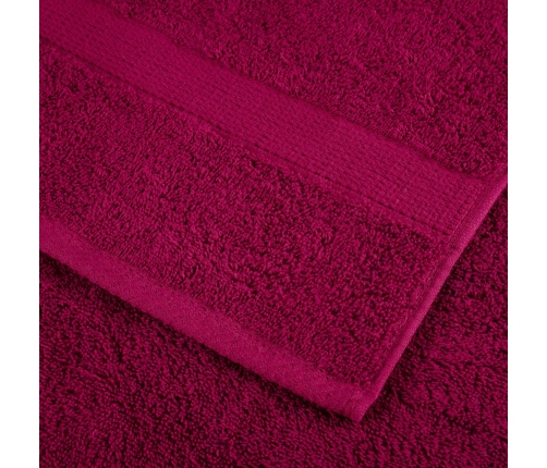 Pirts Dvieļi Solund, 10 Gab., Vīnsarkani, 80X200 Cm, 600 Gsm Vidaxl