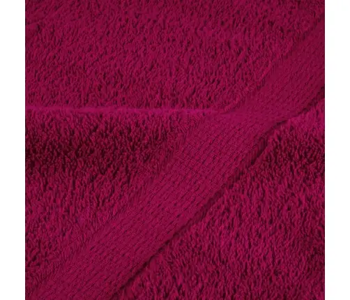 Rankšluosčiai Solund, 4Vnt., Tamsiai Raudoni, 100X200Cm 600G/M²