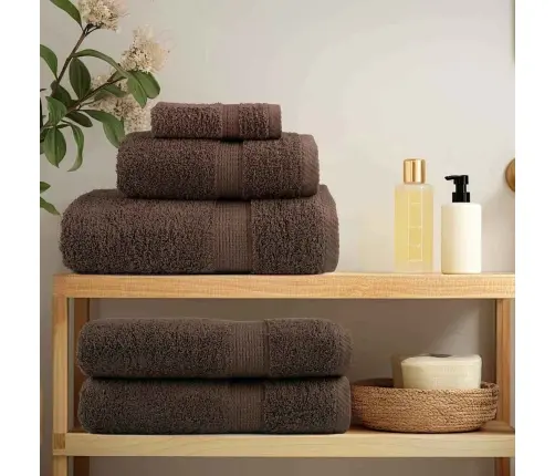 Mazgāšanas Dvieļi 10 Pcs Brūna 15 X 21 Cm Kokvilna Vidaxl
