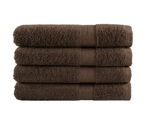 Pirts Dvieļi Solund, 4 Gab., Brūni, 80X200 Cm, 600 Gsm Vidaxl