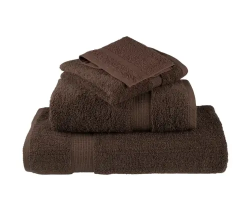 Pirts Dvieļi Solund, 4 Gab., Brūni, 80X200 Cm, 600 Gsm Vidaxl