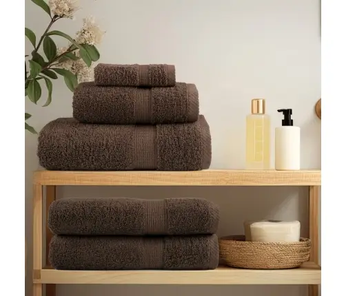 Pirts Dvieļi Solund, 10 Gab., Brūni, 80X200 Cm, 600 Gsm Vidaxl