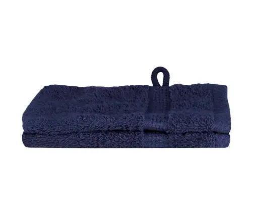 Mazgāšanas Dvieļi 2 Pcs Tumši Zils 15 X 21 Cm Kokvilna Vidaxl