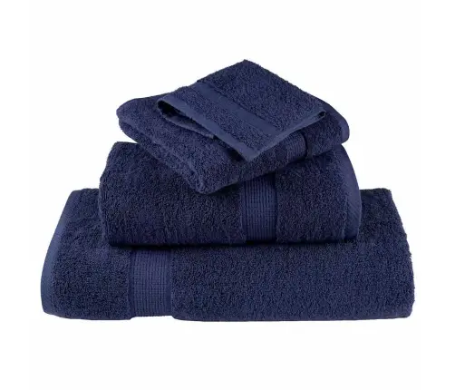 Mazgāšanas Dvieļi 10 Pcs Tumši Zils 15 X 21 Cm Kokvilna Vidaxl