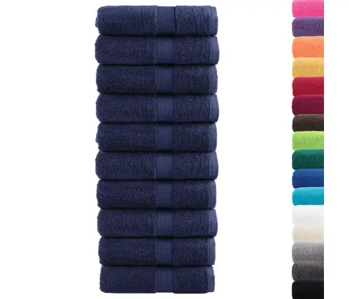 Premium-Klassi Pesurätikud Solund 10 Tk Tumesinised 30 X 30 Cm 600 G/M²